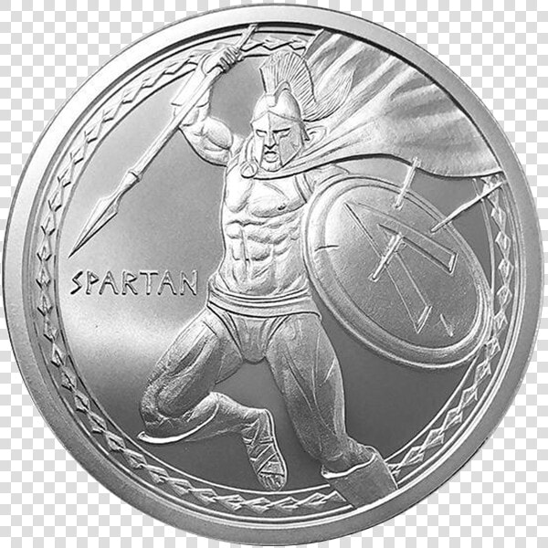 Spartan Warrior Silver Back   1oz Silver Warrior Series  HD Png DownloadTransparent PNG