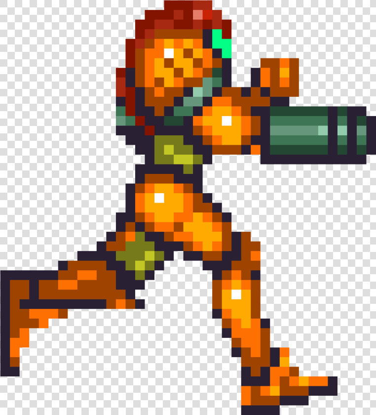 Samus Sprite Png   Samus Sprite Super Metroid  Transparent PngTransparent PNG