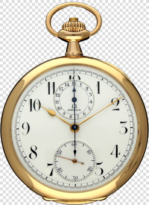 Omega Chronograph Pocket Watch  HD Png DownloadTransparent PNG