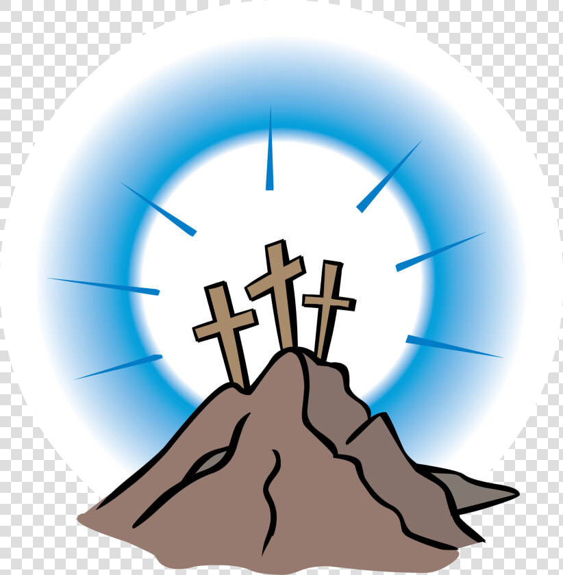 3 Crosses On A Hill Clip Art   Clipart 3 Crosses On A Hill  HD Png DownloadTransparent PNG