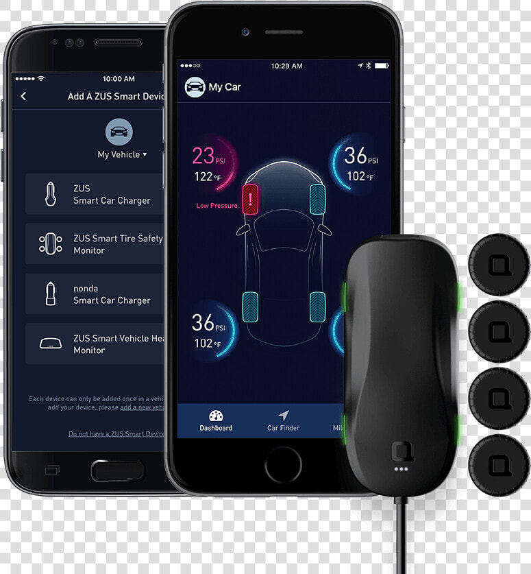 Nonda Zus Smart Tire Safety Monitor  HD Png DownloadTransparent PNG