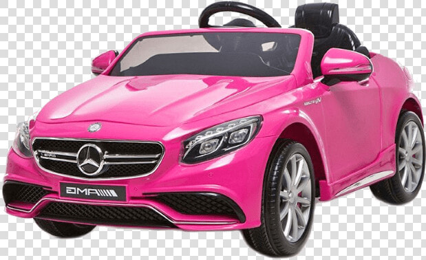 Voiture Electrique Mercedes Rose  HD Png DownloadTransparent PNG