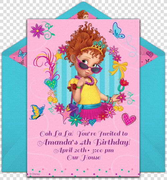 Fancy Nancy Birthday Invitation  HD Png DownloadTransparent PNG