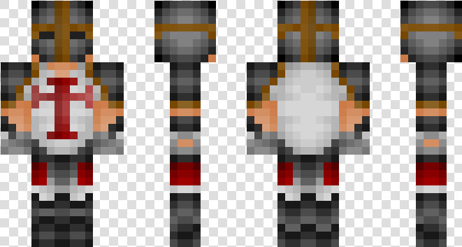 Skin Minecraft Pe Crusader  HD Png DownloadTransparent PNG