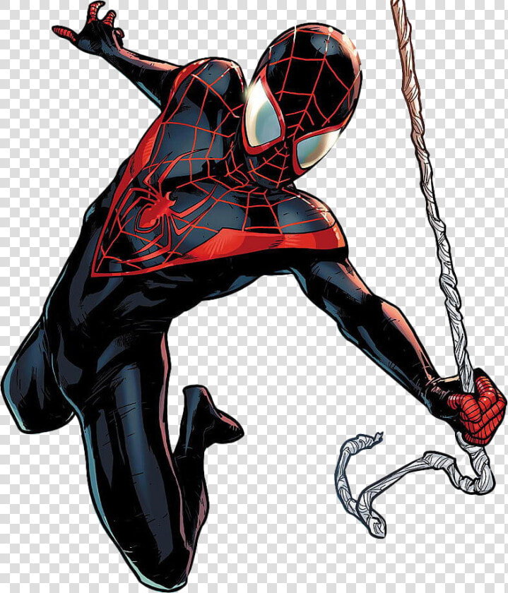 The Crimson Spider S Hero Gear 526px Miles Morales   Miles Morales Comic Suit  HD Png DownloadTransparent PNG