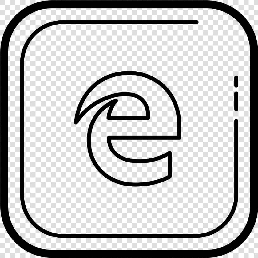 Internet Explorer Icon   Microsoft Edge White Icon  HD Png DownloadTransparent PNG