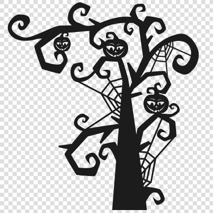  halloween  tree  halloweentree  terrieasterly   Spooky Tree Svg  HD Png DownloadTransparent PNG