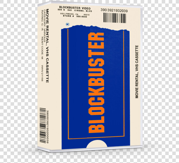 Blockbuster Tape   Blockbuster   Blockbuster  HD Png DownloadTransparent PNG