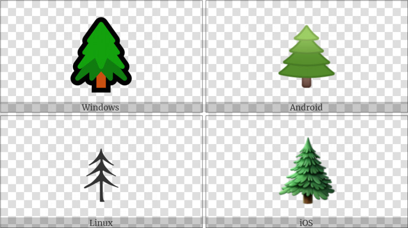 Evergreen Tree On Various Operating Systems   Christmas Tree  HD Png DownloadTransparent PNG