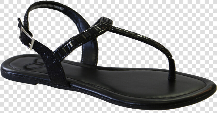 Flat Sandal Free Png Image   Thong Sandals Black  Transparent PngTransparent PNG