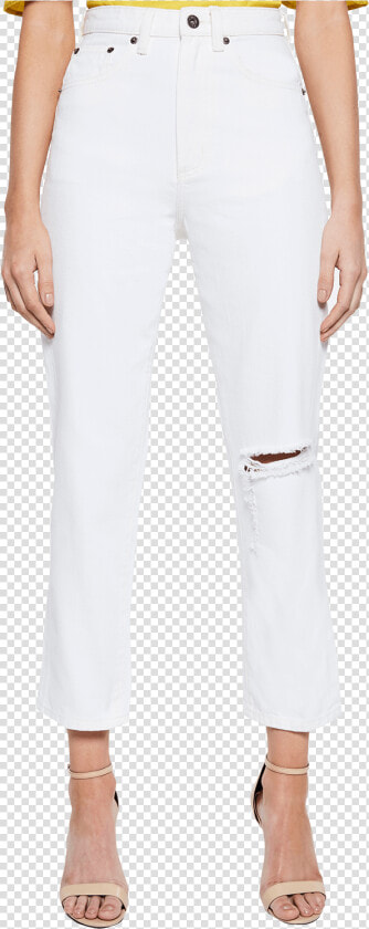 Tilly Denim Jean In Colour Snow White   Pocket  HD Png DownloadTransparent PNG