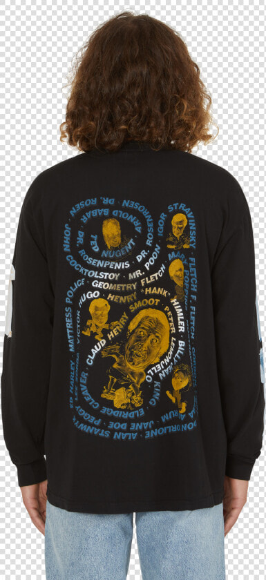 Irwin S Aliases Longsleeve T Shirt  Black  Hi Res   Embroidery  HD Png DownloadTransparent PNG