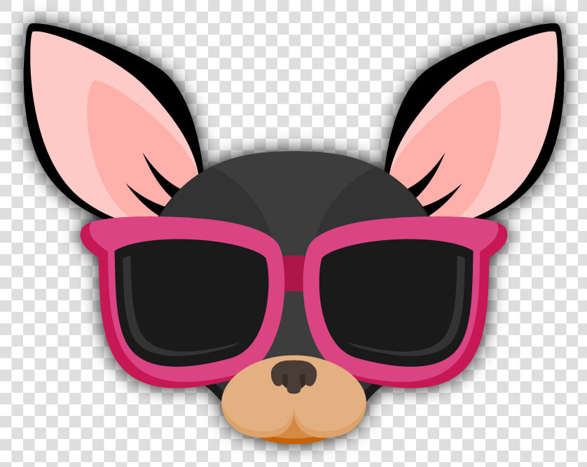 Black Tan Chihuahua Emoji Stickers For Imessage   Chihuahua Emoji  HD Png DownloadTransparent PNG