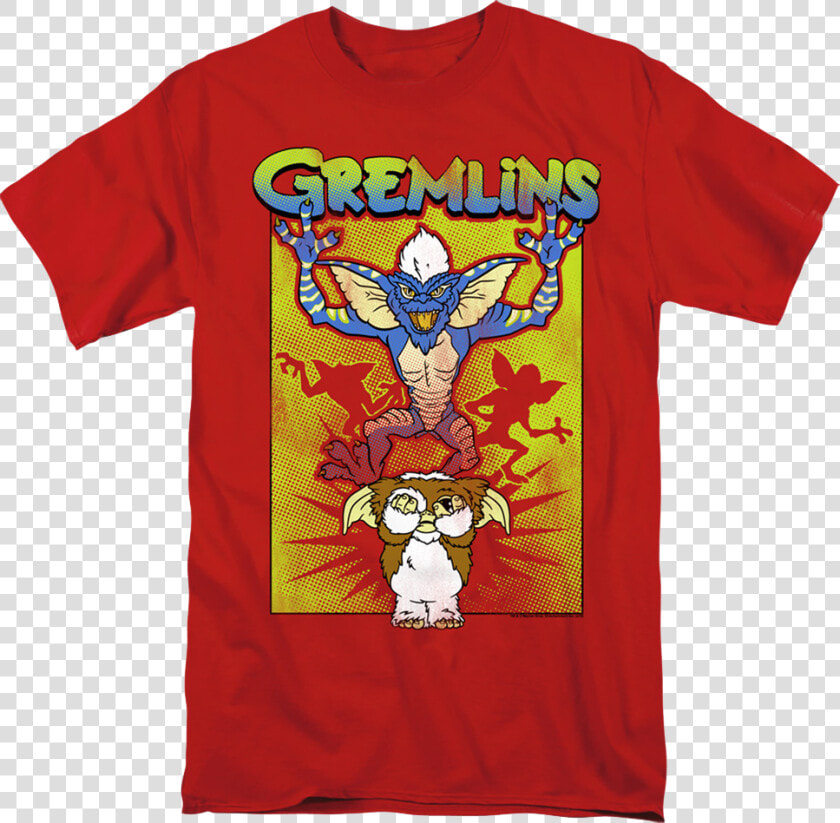 Gizmo S Nightmare Gremlins T shirt   T shirt  HD Png DownloadTransparent PNG