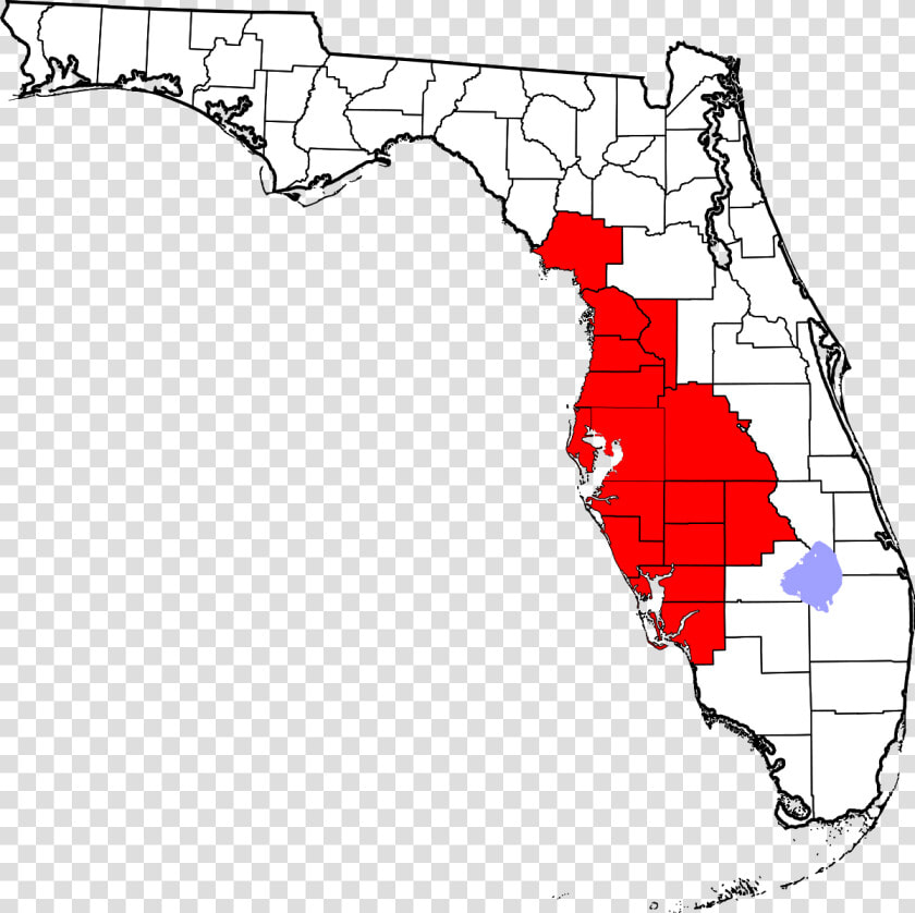 Okeechobee Lake Map  HD Png DownloadTransparent PNG