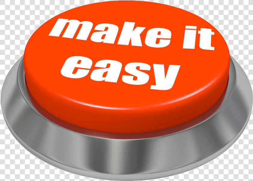 Easy Button Png   Make It Easy  Transparent PngTransparent PNG