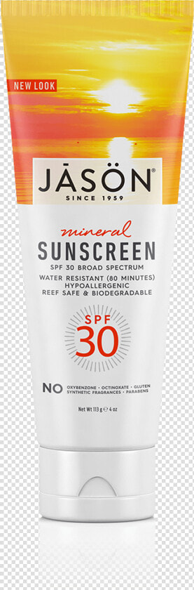 Jason Mineral Sunscreen Broad Spectrum Spf 30  HD Png DownloadTransparent PNG