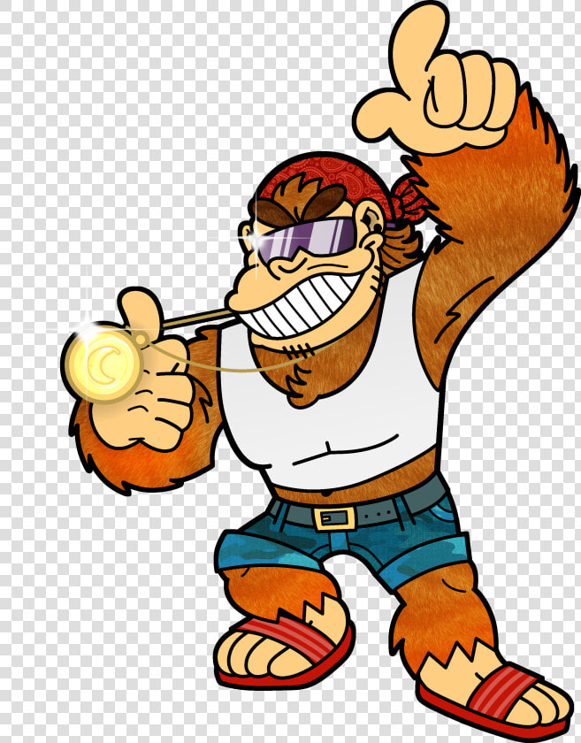 Funky Kong   Funky Kong Artwork  HD Png DownloadTransparent PNG