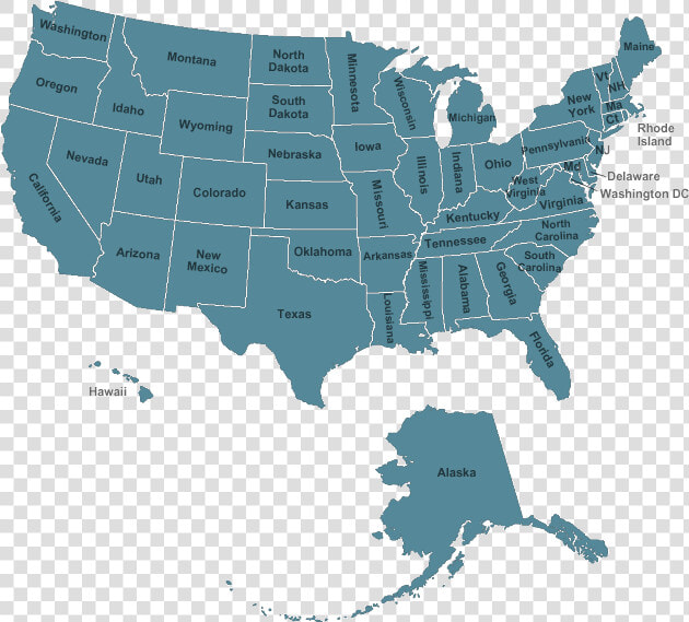 Usa Map   Hoagie Grinder Sub Map  HD Png DownloadTransparent PNG