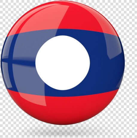 Glossy Round Icon   Laos Flag Circle Png  Transparent PngTransparent PNG