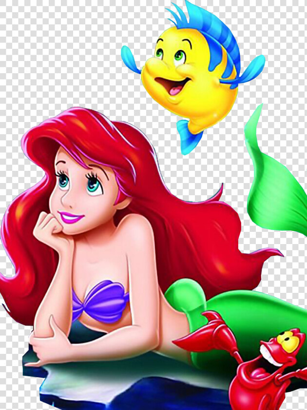 Baby Flounder Little Mermaid   Ariel Little Mermaid Png  Transparent PngTransparent PNG