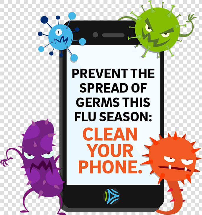 Transparent Germs Png   Cartoon Germs On Telephone  Png DownloadTransparent PNG