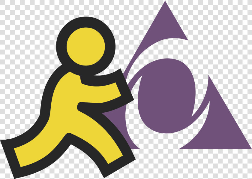 Aol Instant Messenger Logo Png Transparent   Logo Aol Instant Messenger  Png DownloadTransparent PNG