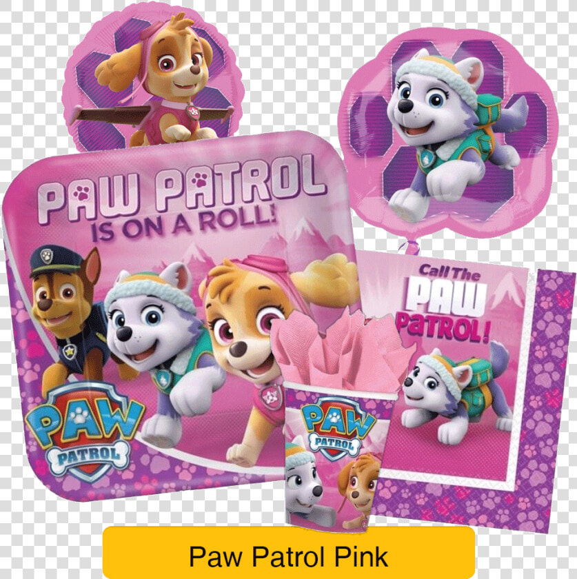 Paw Patrol Pink   Skye Paw Patrol Party Supplies  HD Png DownloadTransparent PNG