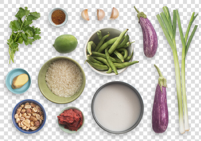 Spicy Eggplant  amp  Green Bean Curry With Garlic Rice   Snap Pea  HD Png DownloadTransparent PNG