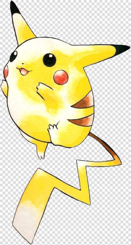 Anyone Else Wish Pikachu Looked Like This Again   Red Blue Pikachu Art  HD Png DownloadTransparent PNG