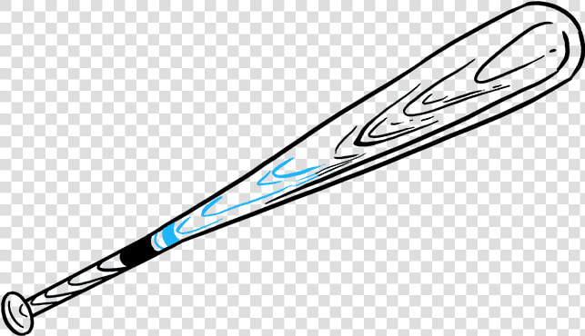 How To Draw Baseball Bat   Small Baseball Bat Black  HD Png DownloadTransparent PNG