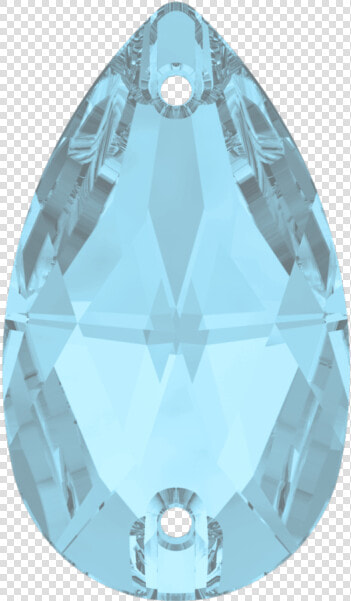 Swarovski 3230 Drop Sew on Aquamarine 28x17mm   Swarovski 3230 Golden Shadow  HD Png DownloadTransparent PNG