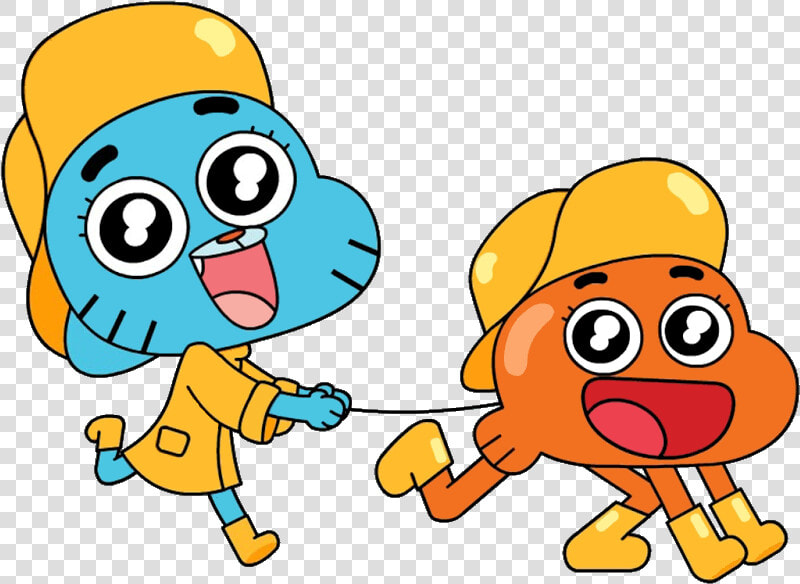  the  amazing  world  of  gumball  fan  art   Cute Gumball And Darwin  HD Png DownloadTransparent PNG