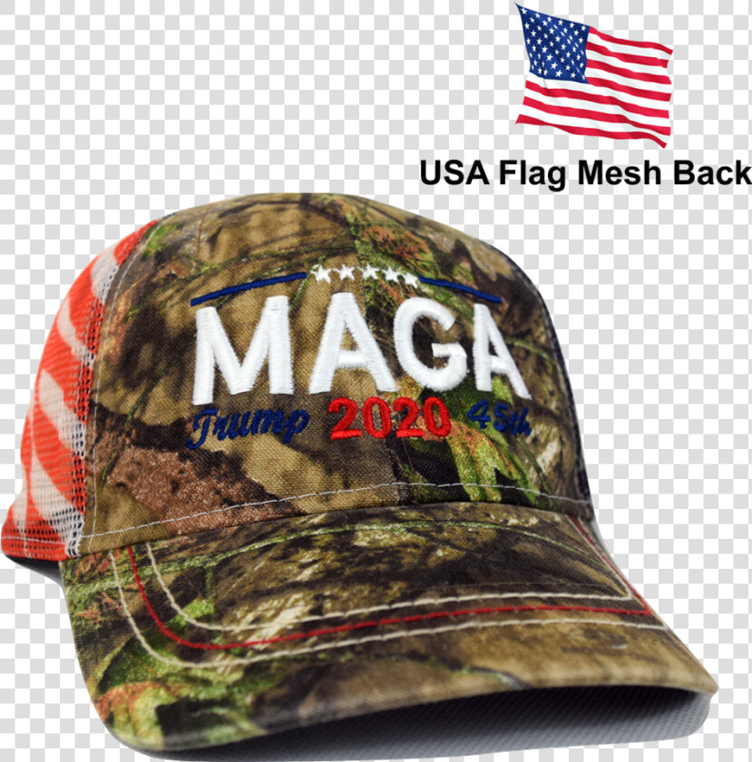 Embroidered In Usa Donald Trump 2020 Maga Cap Camo   Baseball Cap  HD Png DownloadTransparent PNG