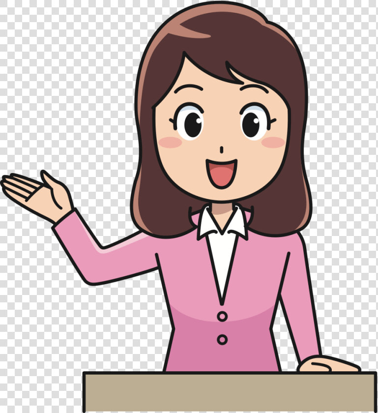 Transparent Woman At Desk Clipart   Female School Teacher Teacher Clipart  HD Png DownloadTransparent PNG