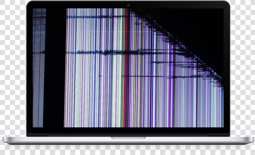 Broken Laptop Screen   Cracked Screen  HD Png DownloadTransparent PNG