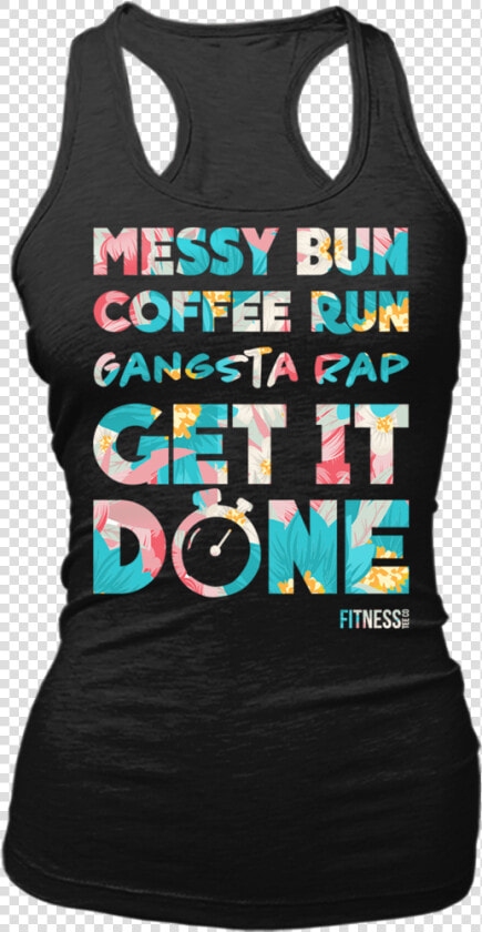 Messy Bun Coffee Run Gangsta Rap Get  HD Png DownloadTransparent PNG