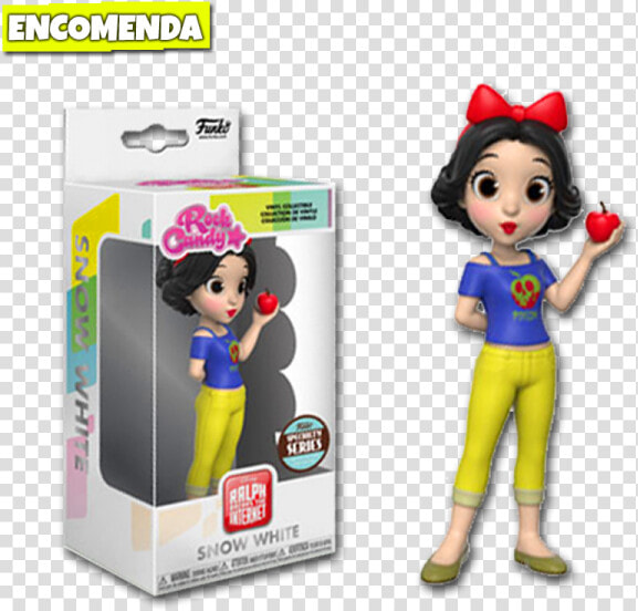 Funko Rock Candy Wifi Ralph Quebrando A Internet Branca   Snow White Wreck It Ralph 2  HD Png DownloadTransparent PNG