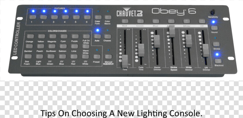 Tips On Choosing A New Lighting Console   Chauvet Dj Dmx Controller  HD Png DownloadTransparent PNG