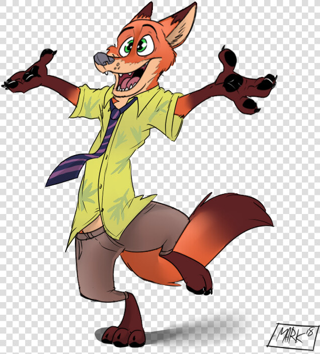 Hugs Me Nick Wilde   Cartoon  HD Png DownloadTransparent PNG