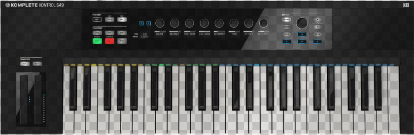 Native Instruments Komplete Kontrol S49 Mk2   Native Instruments S61 Mk1  HD Png DownloadTransparent PNG