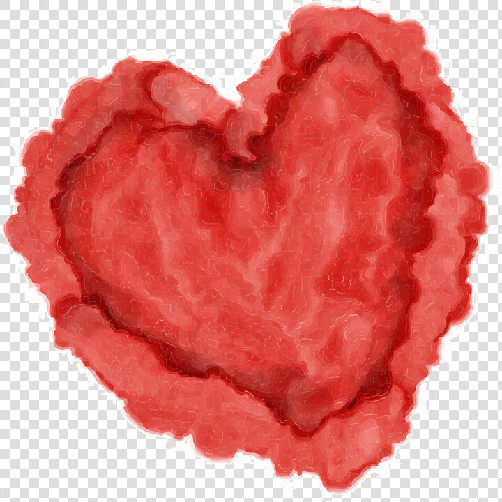 Heart  Watercolor  Red  Valentine  Day  Isolated  Love   Desenho De Coração Aquarela Fundo Transparente  HD Png DownloadTransparent PNG