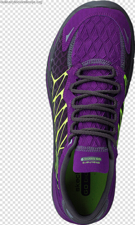 Women S Skechers Gorun 2 Purple lime   Sneakers  HD Png DownloadTransparent PNG