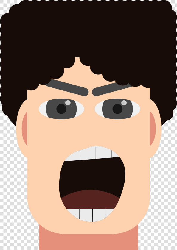 Angry Man Shouting Big   Clip Art  HD Png DownloadTransparent PNG