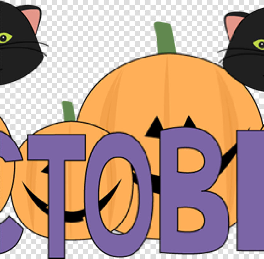 Clip Art For October Month Of October Clipart Free   Month October Clipart  HD Png DownloadTransparent PNG