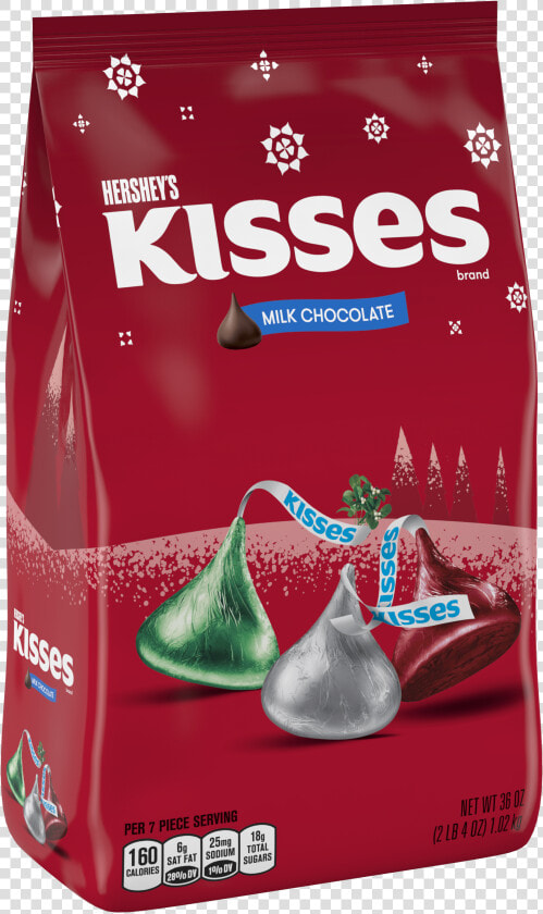 Hershey Christmas Chocolate Kisses  HD Png DownloadTransparent PNG