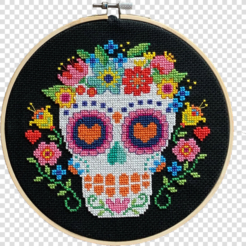 Dia De Los Muertos Cross Stitch  HD Png DownloadTransparent PNG