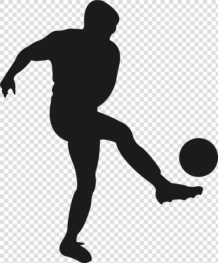 Football Player Sport Silhouette   Jogador De Futebol Png  Transparent PngTransparent PNG