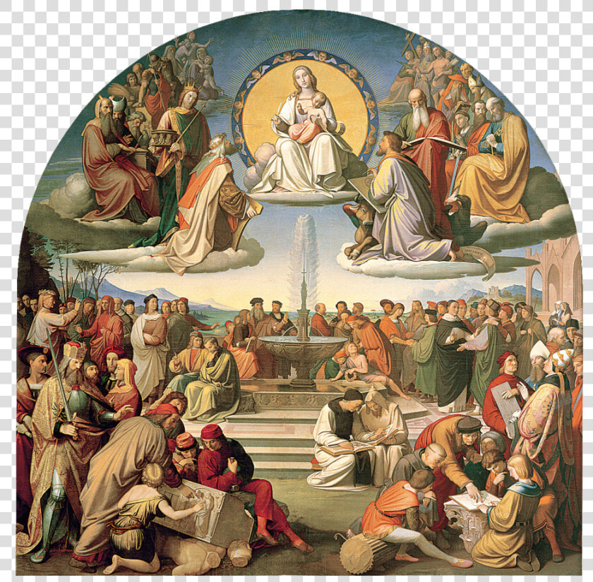 The Triumph Of Religion In The Arts   Overbeck Triumph Of Religion In The Arts  HD Png DownloadTransparent PNG