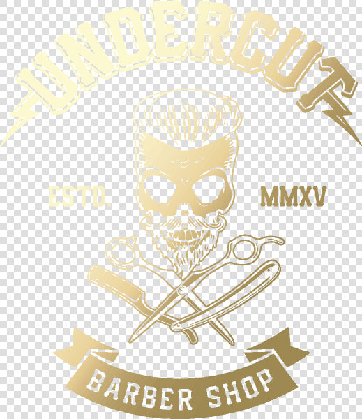 Undercut Barber Shop   Png Download   Logo Barbershop Undercut  Transparent PngTransparent PNG